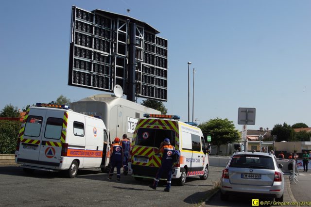 La Protection civile arrive