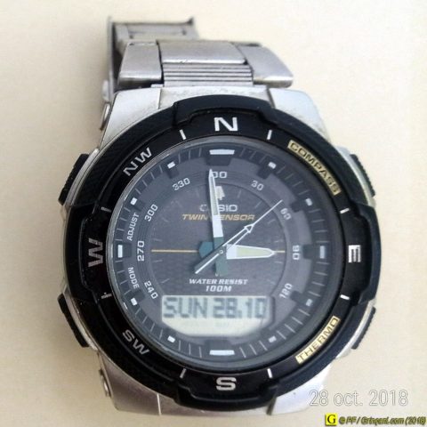 Montre Casio avec réglage DST