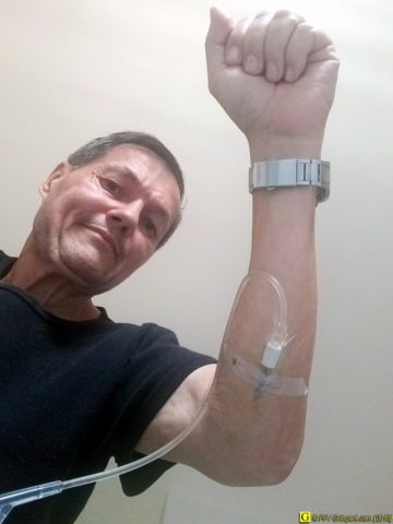 PF à l'hôpital, le 21 octobre 2018