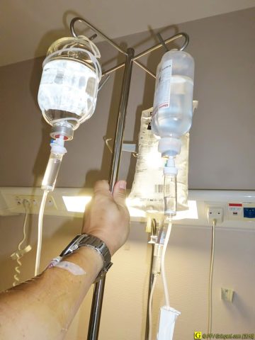 Des perfusions massives