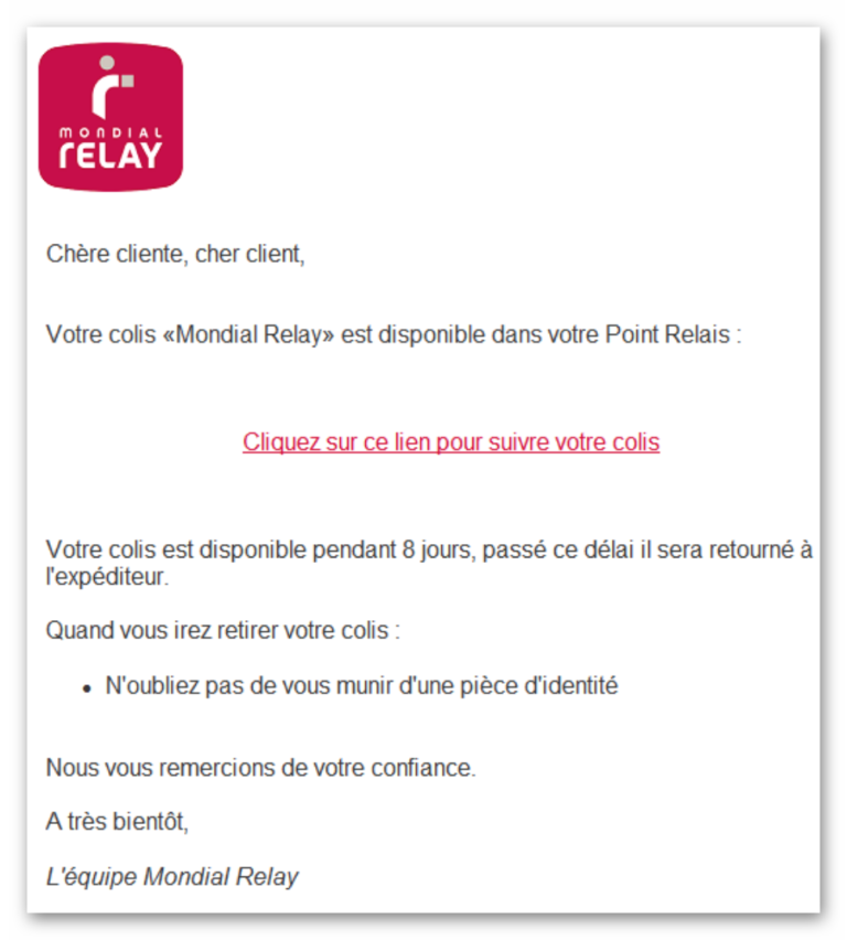 Arnaque SMS au colis non affranchi Grinçant
