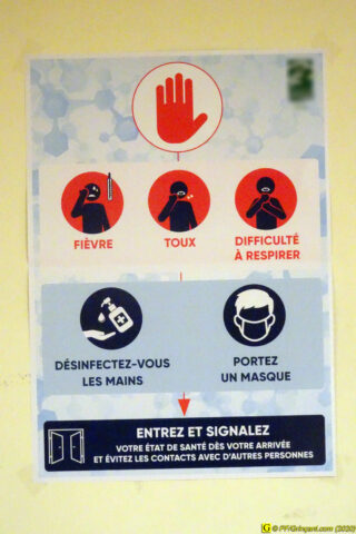 Affichette prévention coronavirus