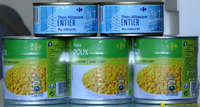 Du maïs et du thon, c'est miraculeux