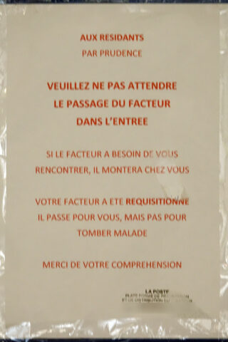 16 – Facteur réquisitionné