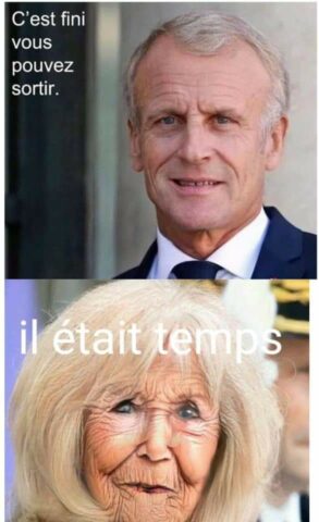Emmanuel et Brigitte Macron en sortie de confinement