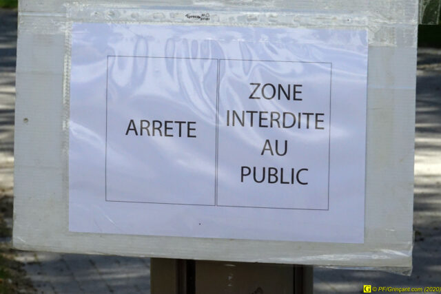 Arrêté — Zone interdite au public