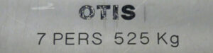 7 personnes, 525 kg max
