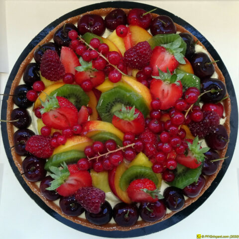 Tarte d'anniversaire pour mes 58 ans