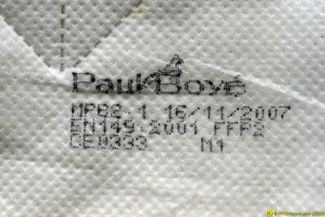 FFP2 de 2007, norme EN149-2001