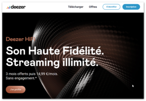 Deezer HiFi : 14€99/mois, et 3 mois gratuits
