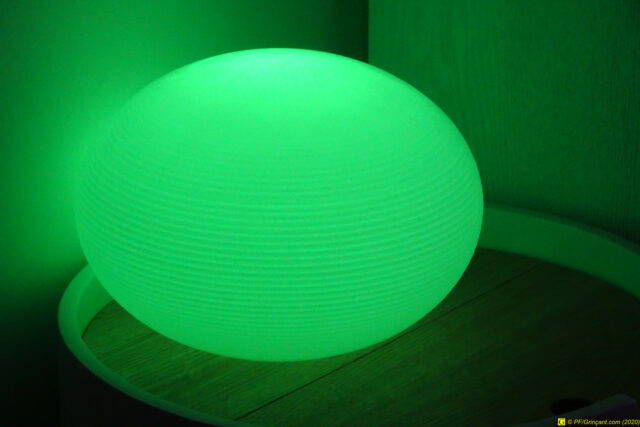 Lumière d'ambiance verte