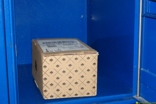 Colis dans ma boîte aux lettres