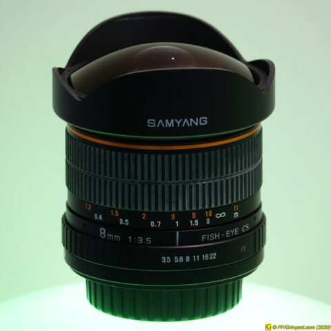 Fishey Samyang 8 mm f3.5