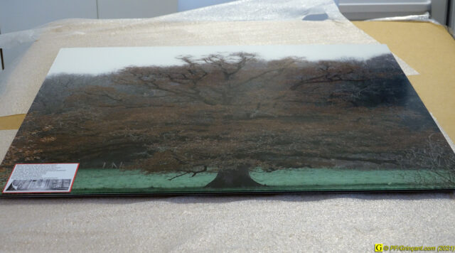 Le tirage sur verre acrylique