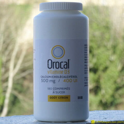 Orocal - Vitamine D3 - Flacon de 180 comprimés