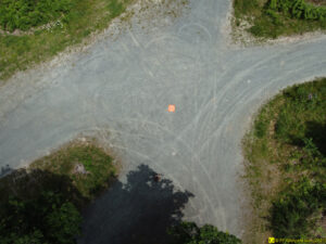 Prise d'altitude du drone : 20 m