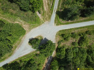 Prise d'altitude du drone : 60 m