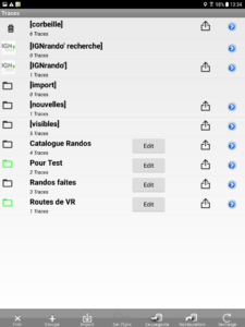 iPhiGéNie sur tablette, les Traces/Routes