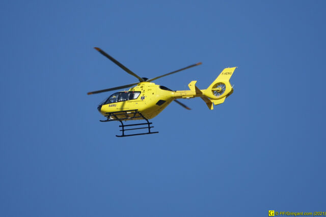 Hélicoptère du SAMU 66
