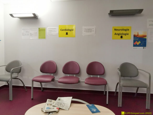 Salle d'attente Cardiologie/Neurologie/Angiologie
