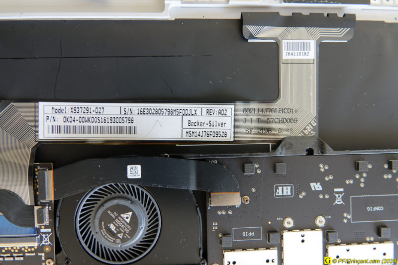 Microsoft Surface Book Gen 1, les entrailles