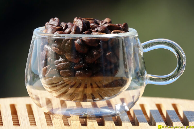 Tasse de café en grains Tasse de café en grains