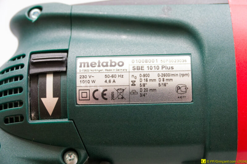 Metabo SBE 1010 Plus de 2005