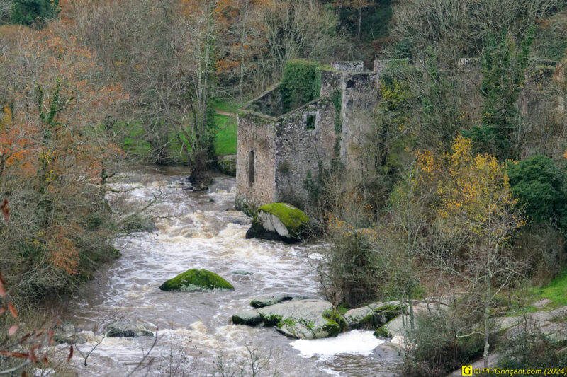La filature, vue du belvédère