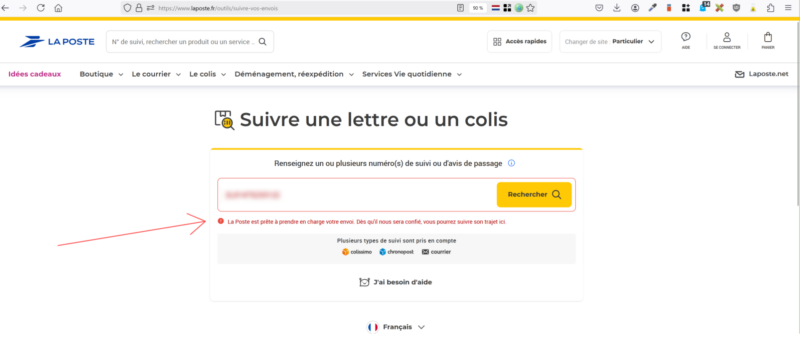 Envoi en attente d'être remis à La poste (06/12/204-12h12) Envoi en attente d'être remis à La poste (06/12/204-12h12)