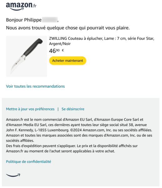 Mail Amazon.fr 07/12/2024-AM