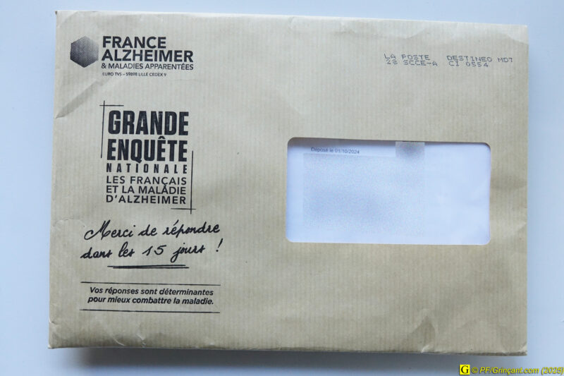 Pli France Alzheimer et Maladies apparentées Pli France Alzheimer et Maladies apparentées