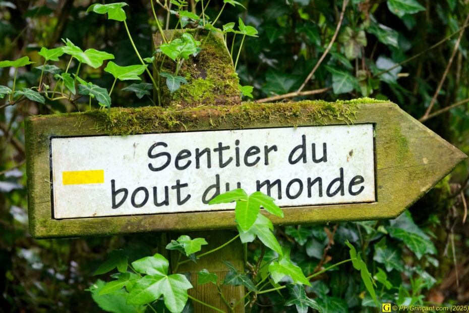 Fléchage "Sentier du bout du monde"