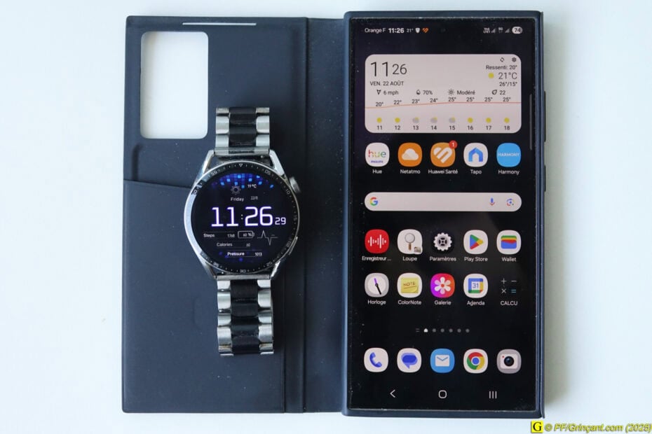 Attente greffe : montre connectée et smarphone