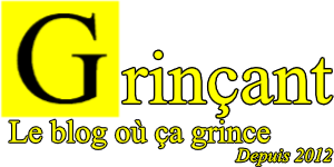 Logo "Grinçant, le blog où ça grince (depuis 2012)"
