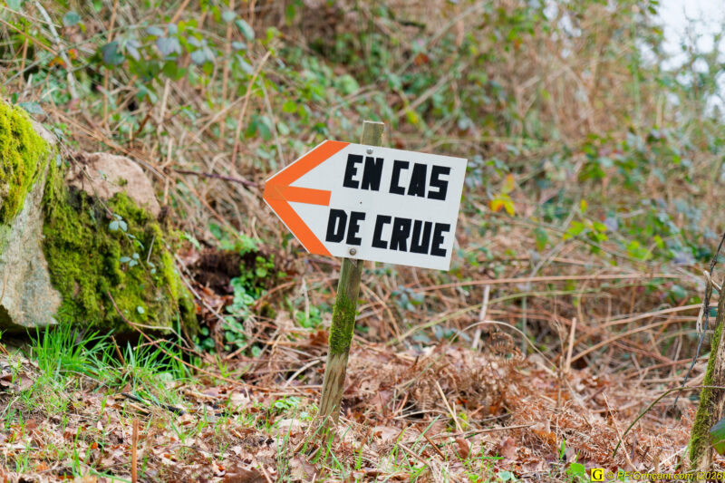 Panneau "EN CAS DE CRUE"